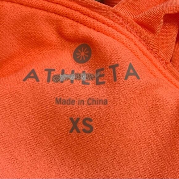 Athleta Coral Aqualuxe Bandelsun Bikini Top - Picture 5 of 7